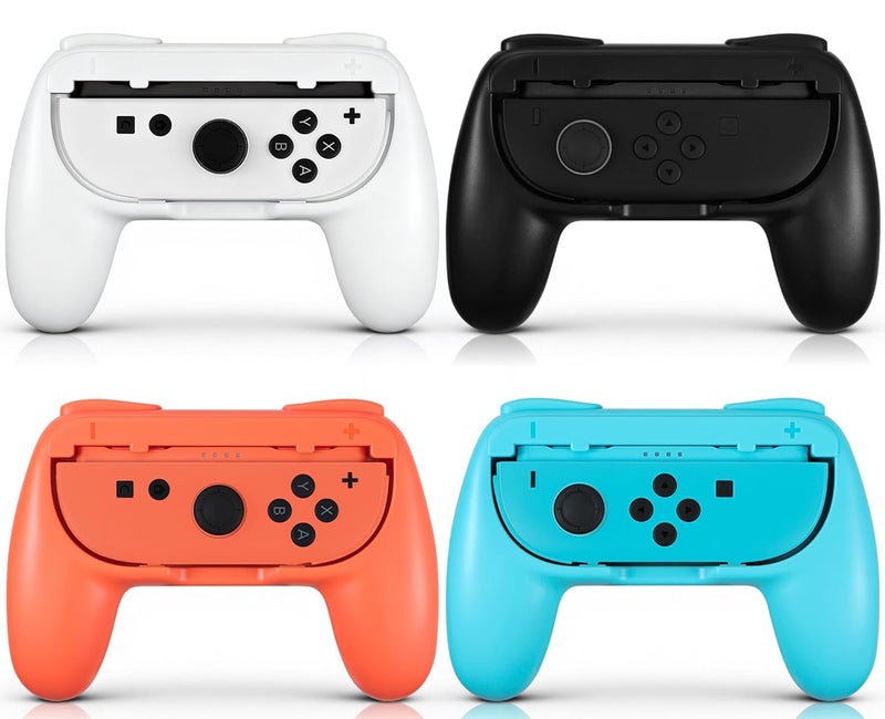 JoyHood Hand Grips for Switch 2, Hand Grip Handle Accessories Kit Compatible with Switch 2 Controller 2025 (4 Pack) - Image 1